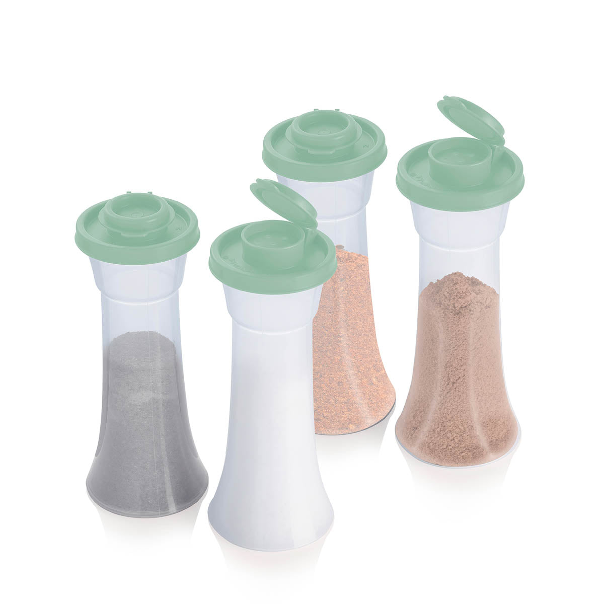 Hourglass Salt and Pepper Shakers | Large Set of 4