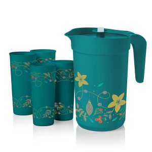 Tupperware® Holiday Holly Pitcher & Tumbler Set | Festive Drinkware Se